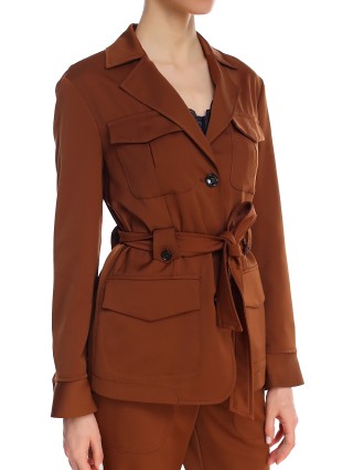 Коричневый пиджак MARC CAIN: фото 3 - Invogue